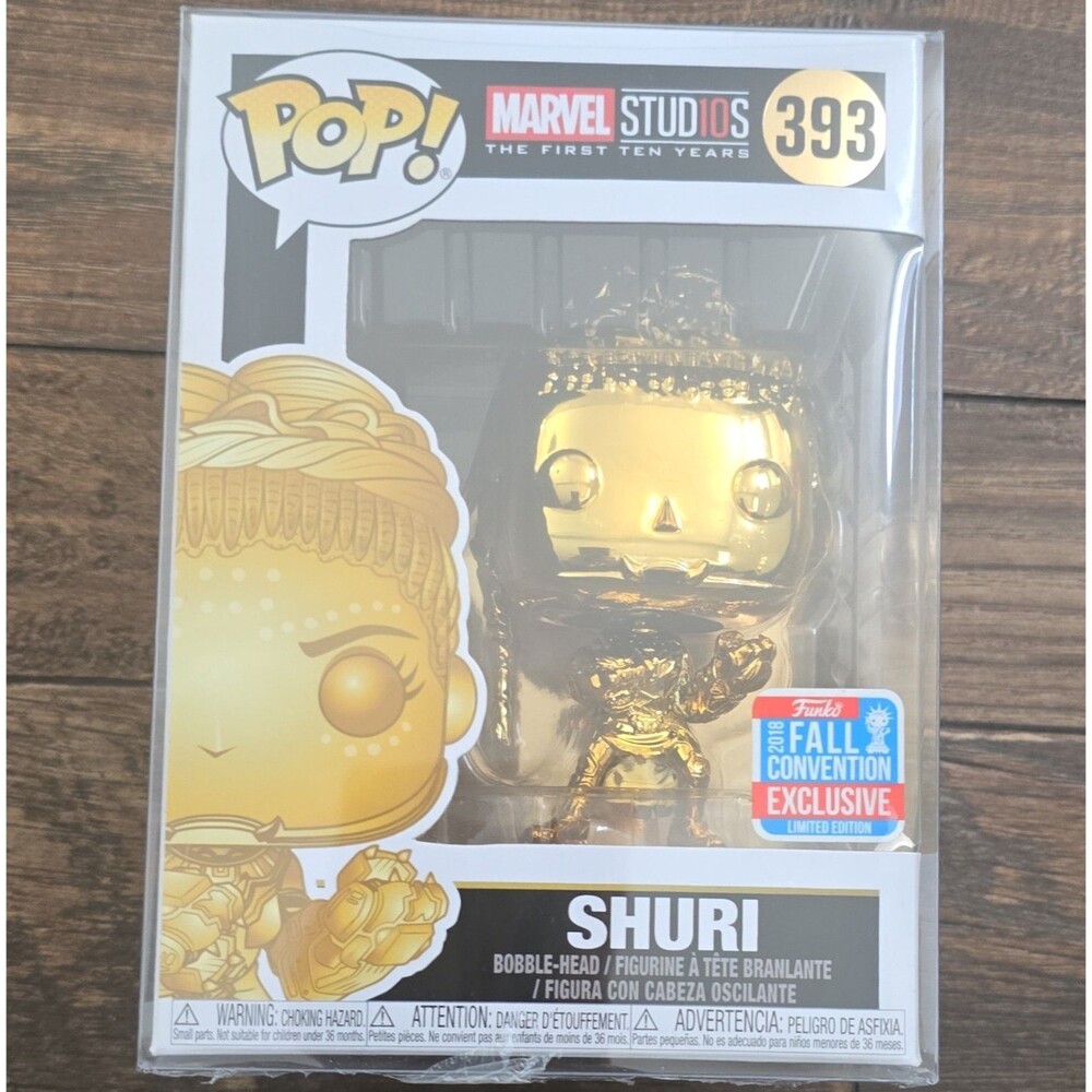 Funko Pop! Vinyl: Marvel First Ten Years - Shuri Gold #393 (Fall Convention)